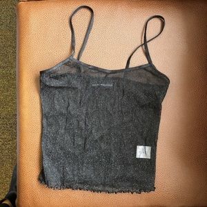 Sparkly Brandy Melville cropped tank